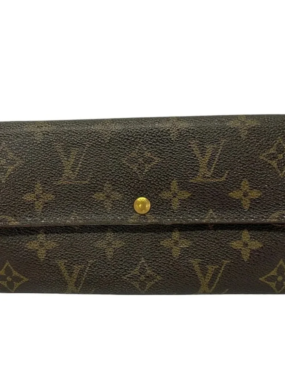 LOUIS VUITTON Pochette Porte Monnaie Credit M61725 Monogram CA0964 Long Wallet